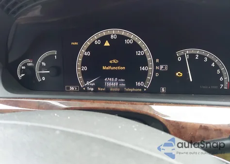 2007 Mercedes-Benz S 550 4Matic z USA, uszkodzony, nr VIN WDDNG86X57A117295